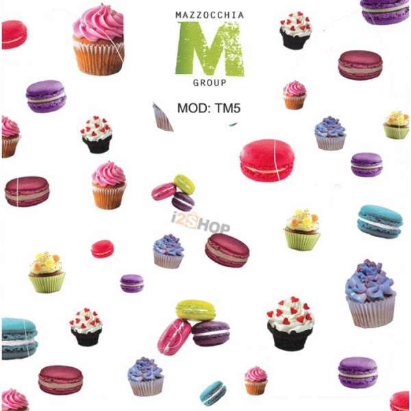 Adesivo compatibile per Bimby TM 5 Tema Muffin/Macaron