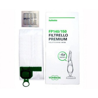Confezione 6 sacchetti FP7 originali per Folletto VK7 Premium