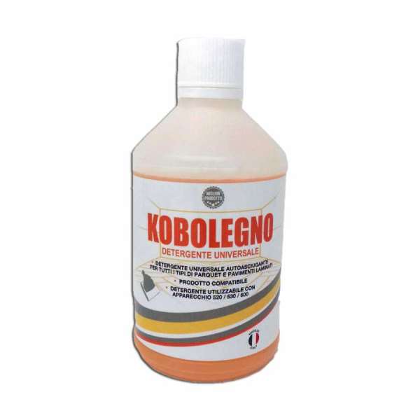 Detergente parquet Kobolegno compatibile con tutte le lavapavimenti Folletto